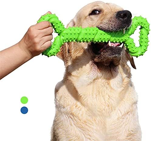 Fegoclt בטוחים עם ניקוי שיניים גדול צעצועים לחיות מחמד לכלבים גדולים בינוניים עמידים לאינטראקטיביים לעיסה צעצועים עצם עם עיצוב קמור