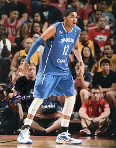 קארל אנתוני טאונס חתמה על חתימה 11x14 צילום - כוכב מינסוטה טימברוולבס - תמונות NBA עם חתימה