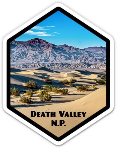 הפארק הלאומי של עמק המוות המוות - מדבקות מדבקות ויניל לטלפון, מחשב נייד, בקבוק מים