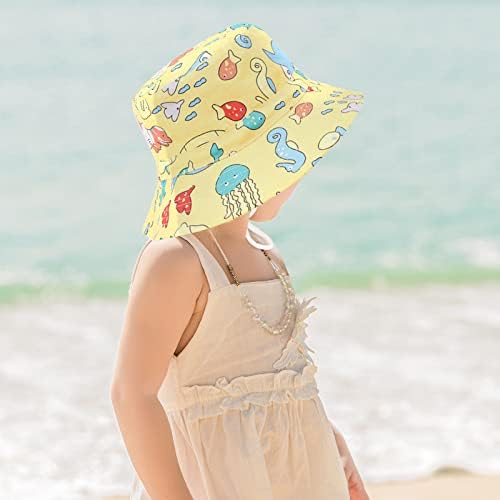 כובע פליס ילד פעוט סנטר שמש שמש רצועת חוף חמוד חוף הגנה חיצונית כובע מתכוונן ילדים כובע שף בנות