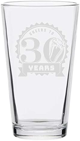 וראקו לחיים ליום השנה בן 30 סודה בירה פיינט זכוכית פיינט מתנת יום הולדת 30
